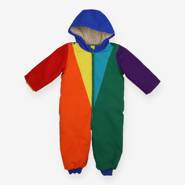 Pramsuit bright coloured fleece lined