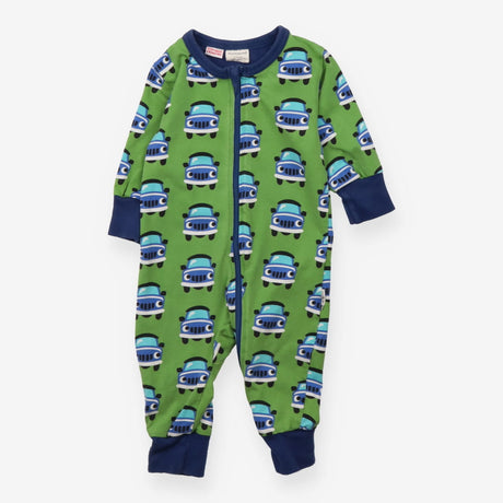 Green Cars Sleepsuit