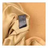 Camel Faux Fur Collar Long Coat