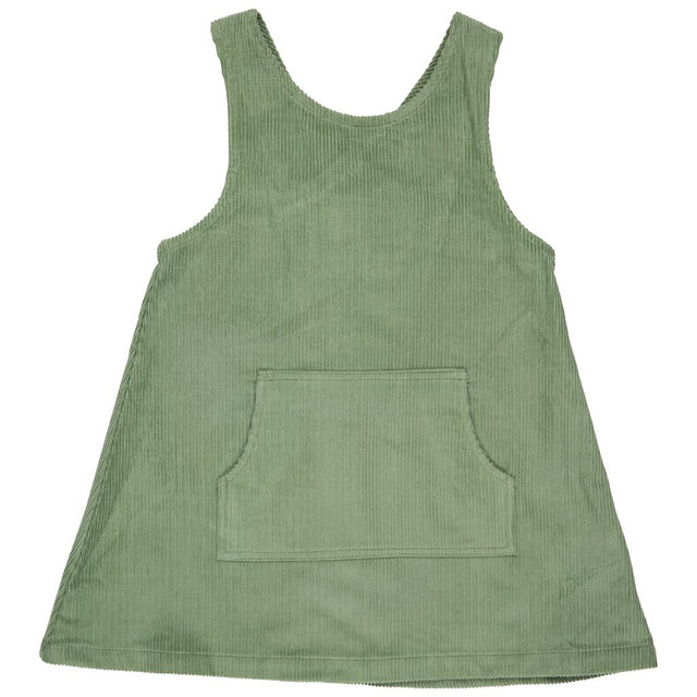 Artist Dress Green Cord