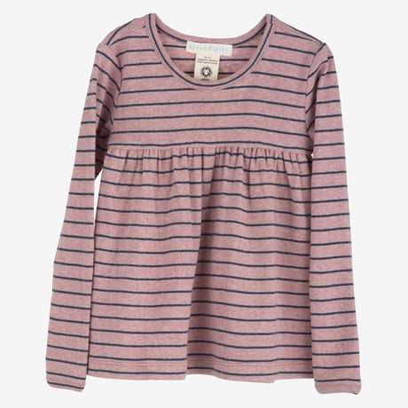 Woodrose stripe blouse