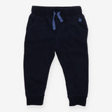 Joggers navy blue light blue tie and ship