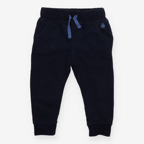 Joggers navy blue light blue tie and ship