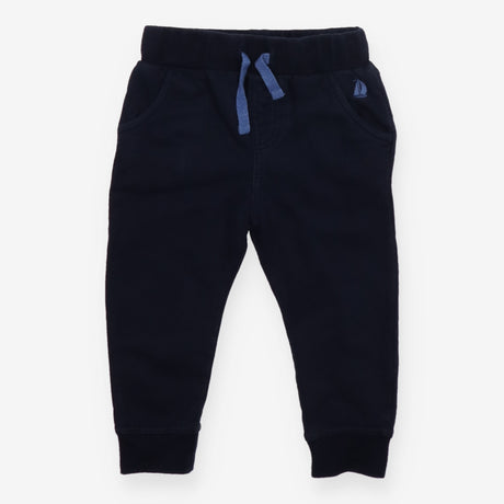 Joggers navy blue light blue tie and ship