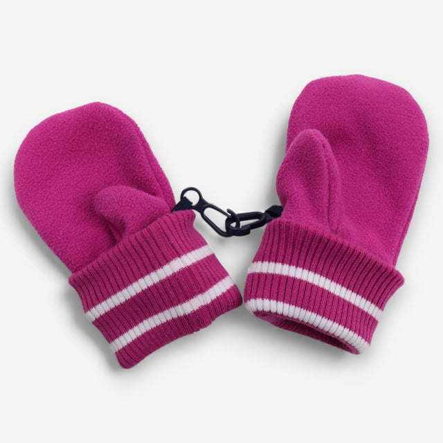 Polar Fleece Mittens with Cuff Pink