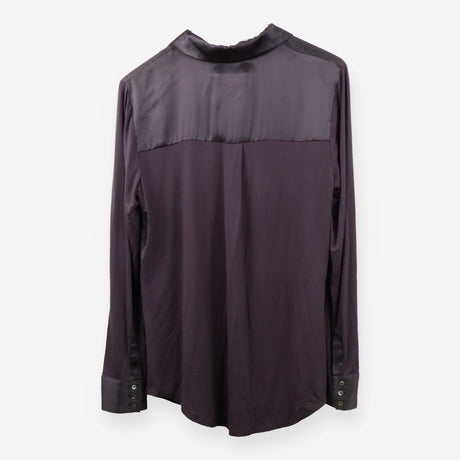 Mint Velvet Silk Front Shirt Ladies Smart Casual W