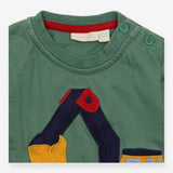 T-shirt long sleeved green digger