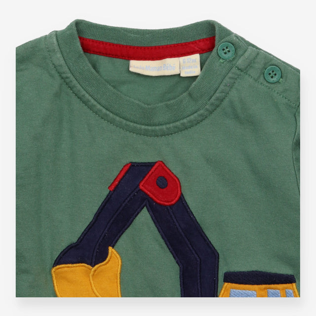 T-shirt long sleeved green digger