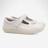 Puzzle Shoe White Patent