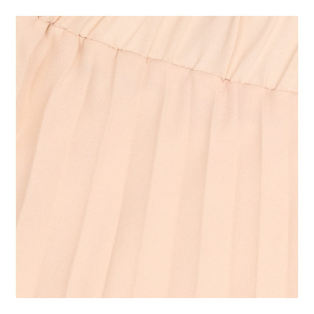 Skirt Light Peach Pleated Midi Chiffon