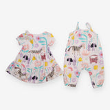 Safari Print Dungarees and Dress