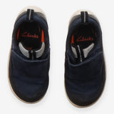Trainers navy blue large velcro