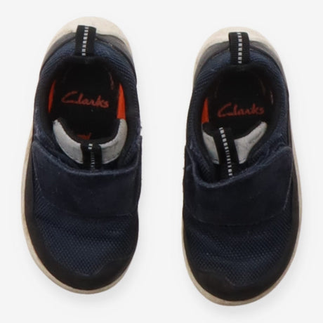 Trainers navy blue large velcro