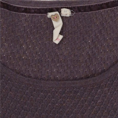 Mauve Knit Midi Dress Long Sleeve Soft Knit