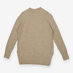 Sweater cream ribbed marl