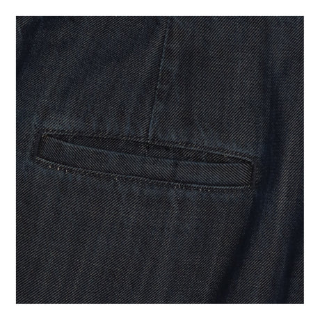 Jumpsuit Indigo Denim Wide Leg Square Neck