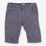 Shorts blue herringbone