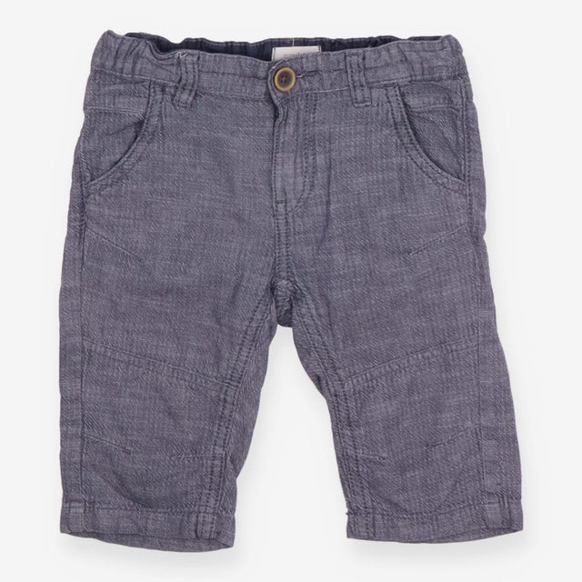 Shorts blue herringbone
