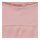 Pink Satin Front Panel Short Sleeve T-Shirt