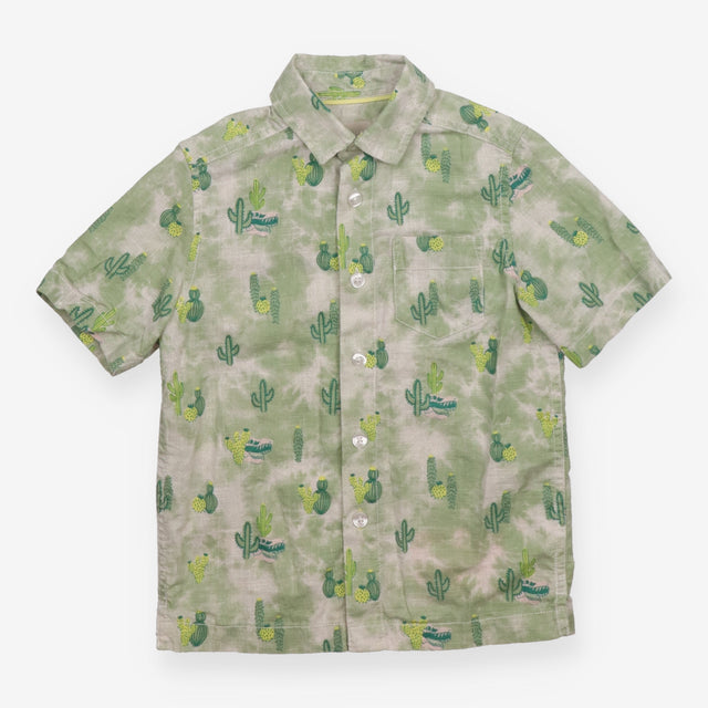 Shirt green cacti