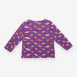 Tee LS purple moths
