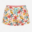 Pyjama Shorts Coral Pink Cream Tropical Leopard Pr