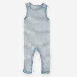 Romper Blue and White Strips