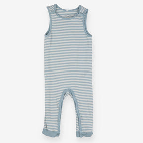 Romper Blue and White Strips