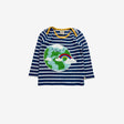 Blue Stripe Happy Earth Tee