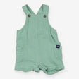 Dungarees shorties muslin type green
