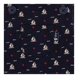 Dungarees navy with sailboats