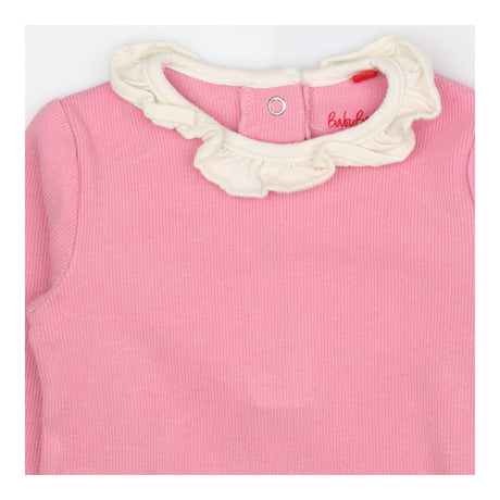 Bodysuit Pink with White Collar