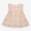 Dress woven lined frill floral