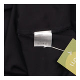 Black Sleeveless Crossover V Neck Wrap Front Blous