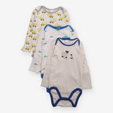Bodysuit Cream with Yellow Diggers, Green Cars and
