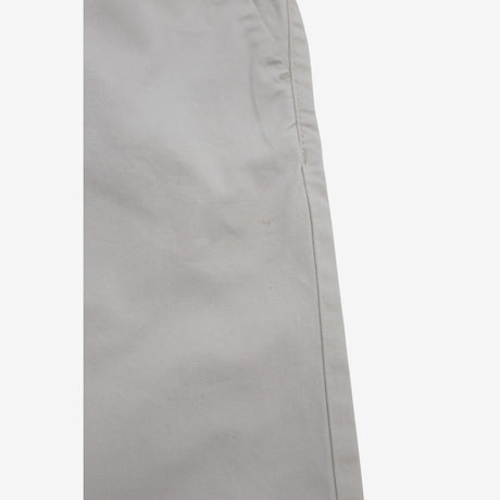 Trouser Cream Flat Front Chino
