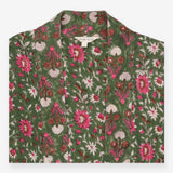 Floral Organic Cotton Longline Open Cardigan