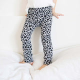 Grey leopard leggings