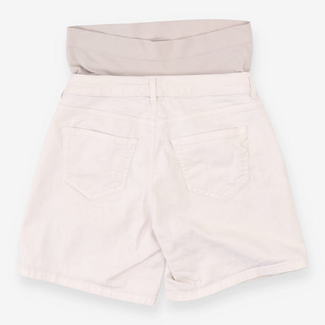 Maternity Denim Shorts - Stone