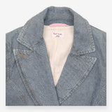 Paul Smith Pink Made in Italy Denim Blazer Jacket 