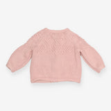 Dusty Pink Knit Cardigan 