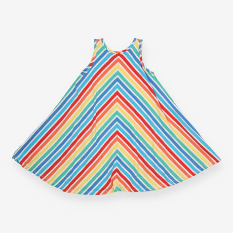 Sleeveless Tunic Dress Multi Coloured