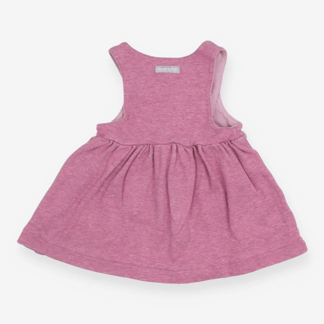 Pinafore jersey pink marl
