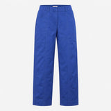 Cobalt Royal Blue 86% Cotton 14% Hemp High Waist U