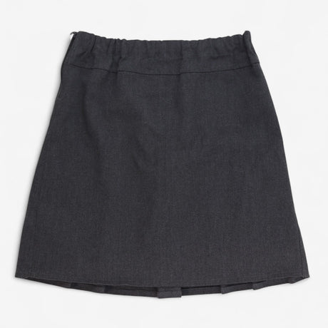 Grey Pleated School Skirt
