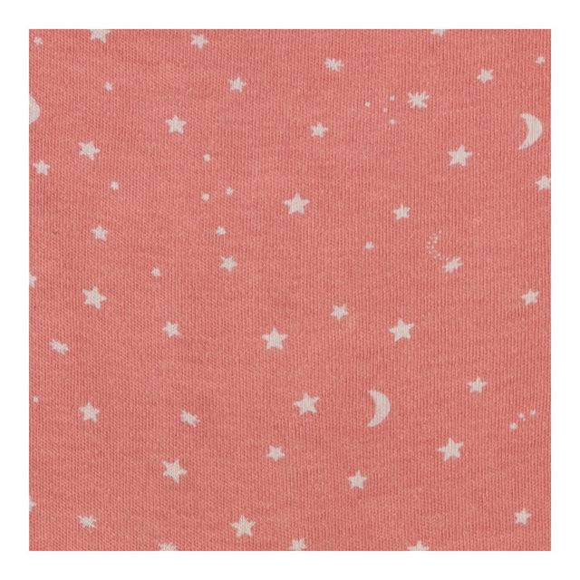Bodysuit pink stars and moons
