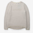 Sweater knit white sparkle smile