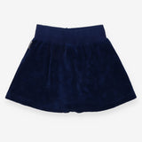 Skirt blue velour 