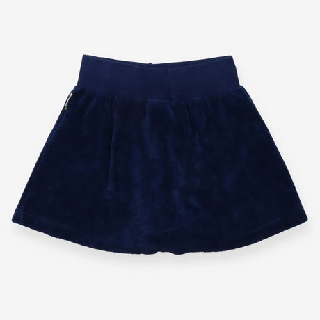 Skirt blue velour 