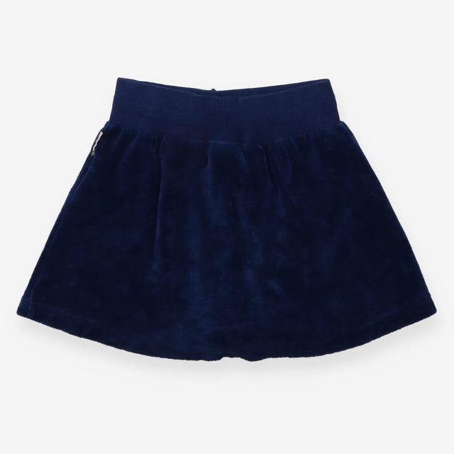 Skirt blue velour 